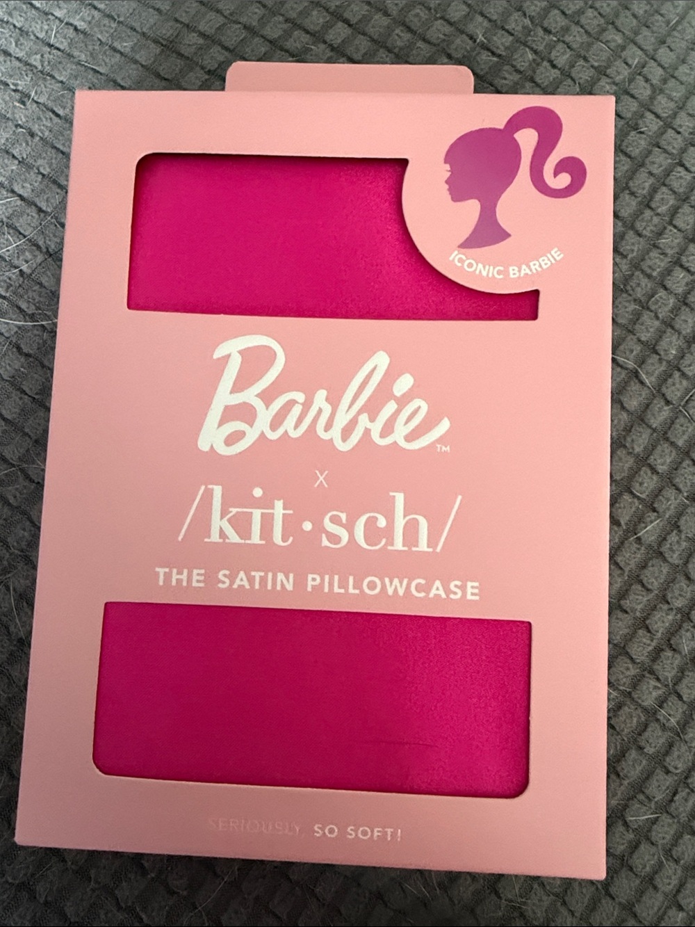 Barbie x Kitsch Satin pillowcase (NWT)